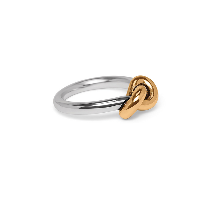 Brighton - Interlok Single Knot Two-Tone Ring