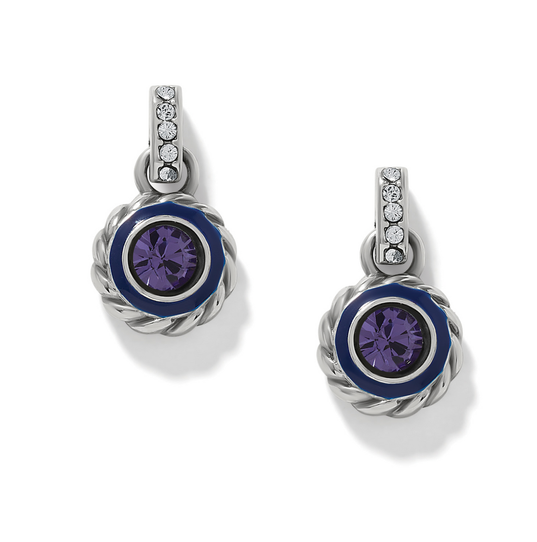 Brighton - Halo Gemma Petite Round Post Drop Earrings