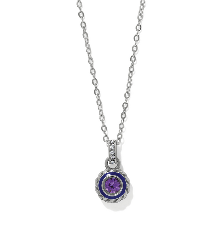 Brighton - Halo Gemma Petite Round Necklace