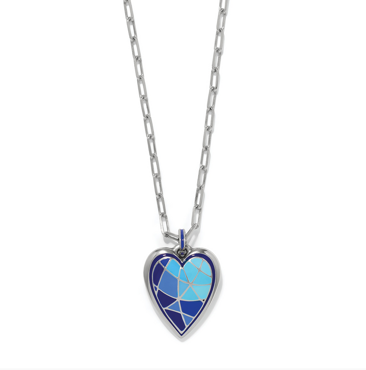 Brighton - Colormix Heart Blues Petite Necklace