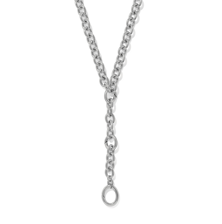 Brighton - Luxe Y Shape Open Charm Ring Necklace