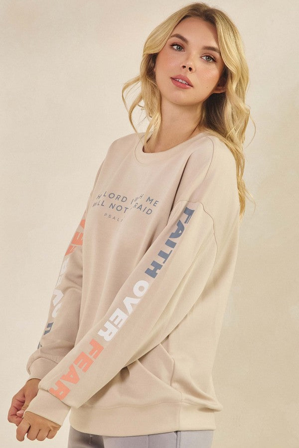 Faith Over Fear Sweatshirt {Special Order}