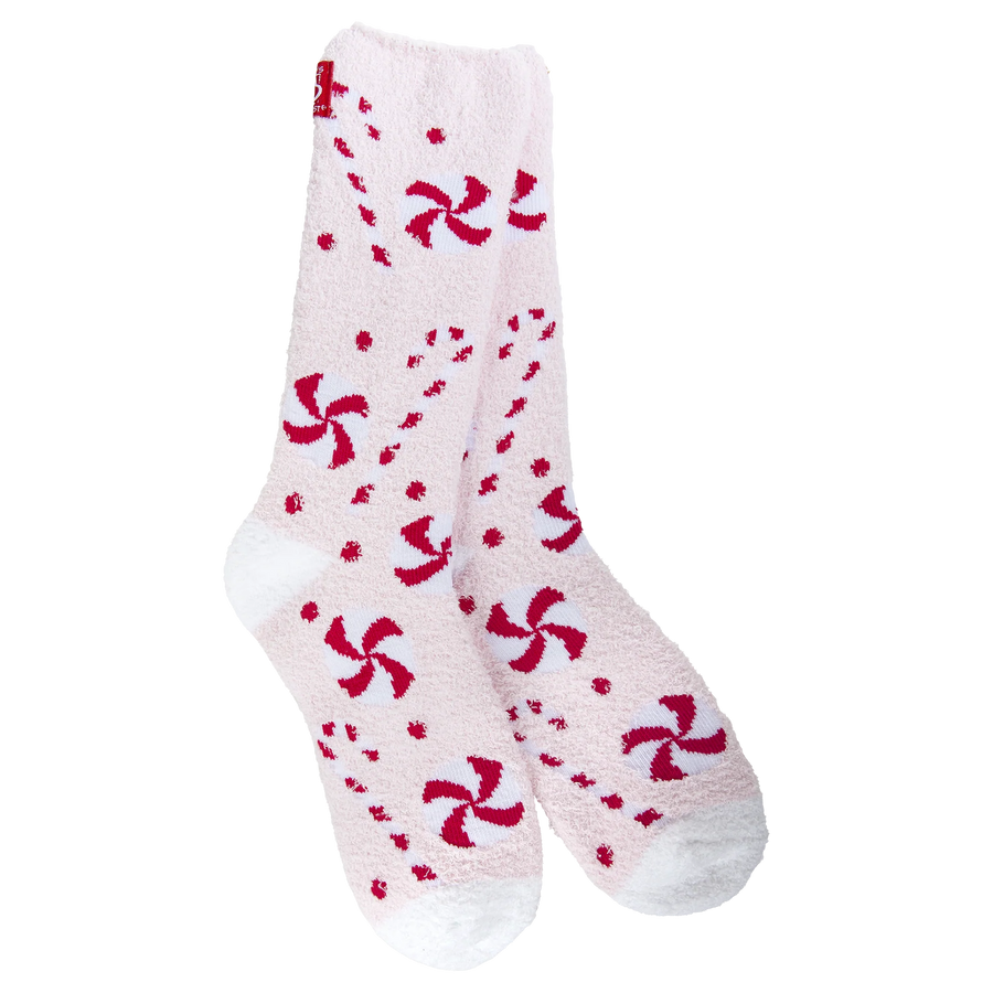 World's Softest Socks: Peppermint Lane Cozy Crew