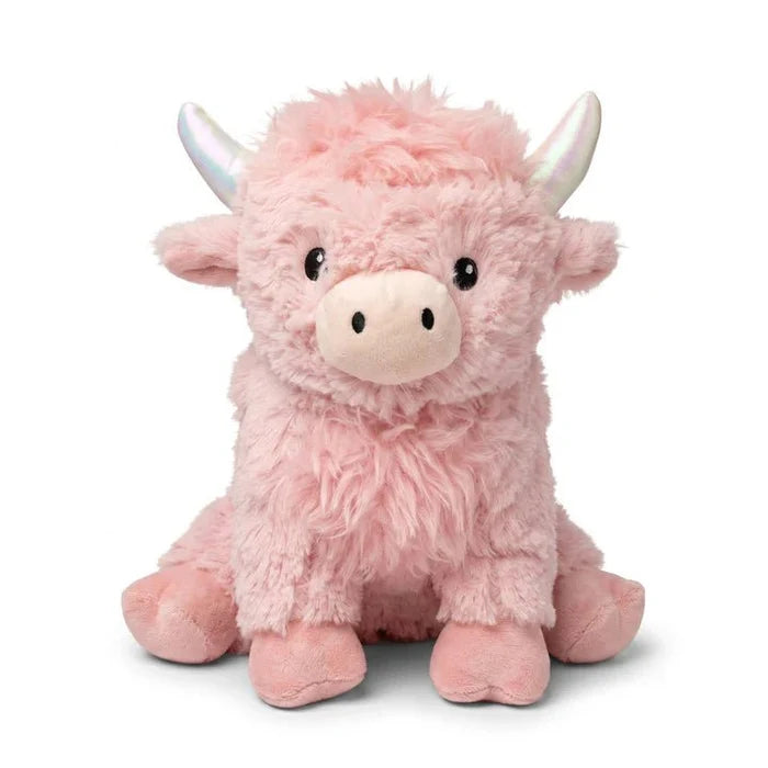 Warmies® - Pink Highland Cow Microwavable Plush