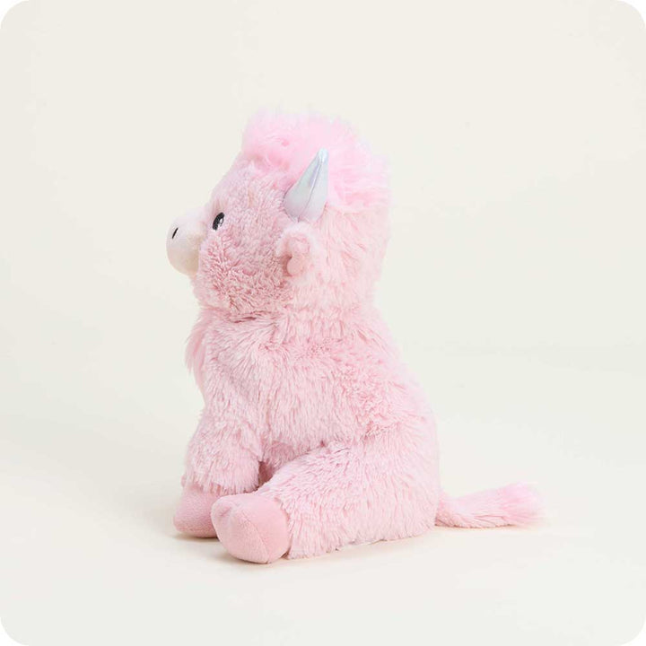 Warmies® - Pink Highland Cow Microwavable Plush