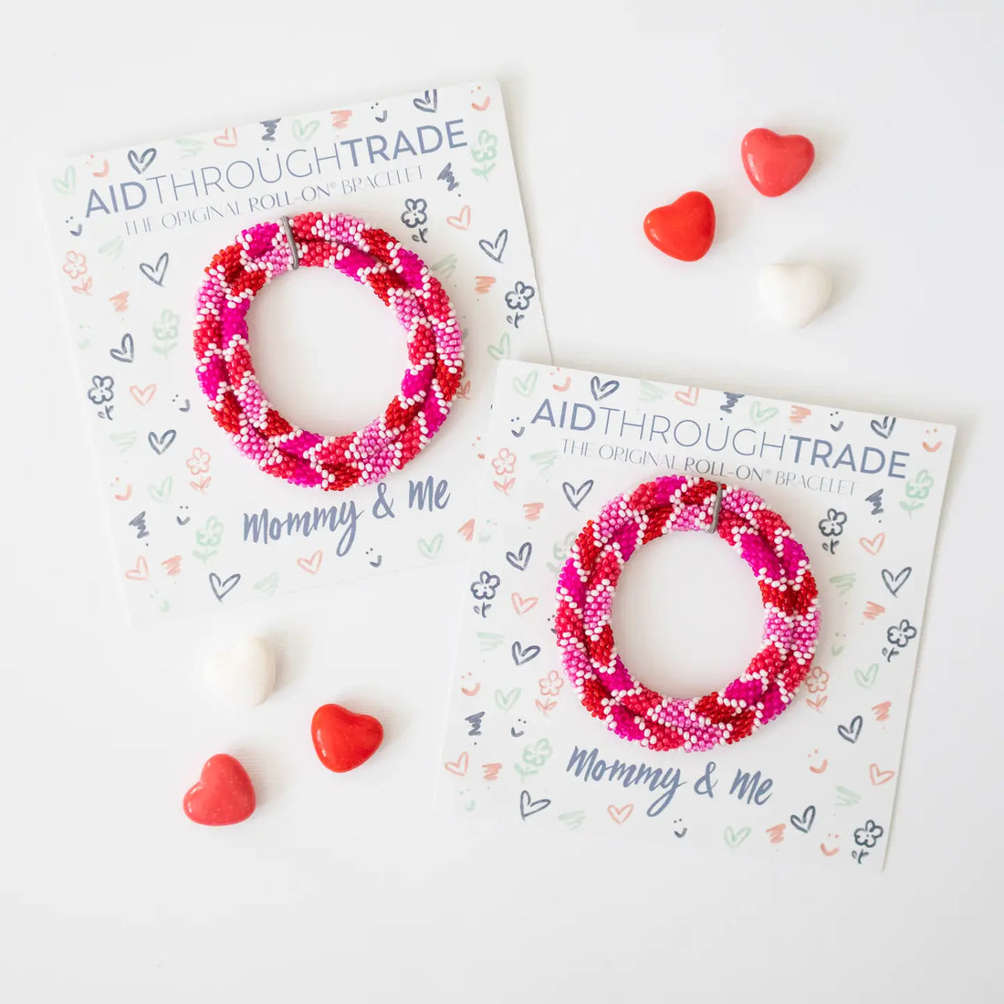 Mommy & Me Roll-On Nepal Bracelets - Cupid