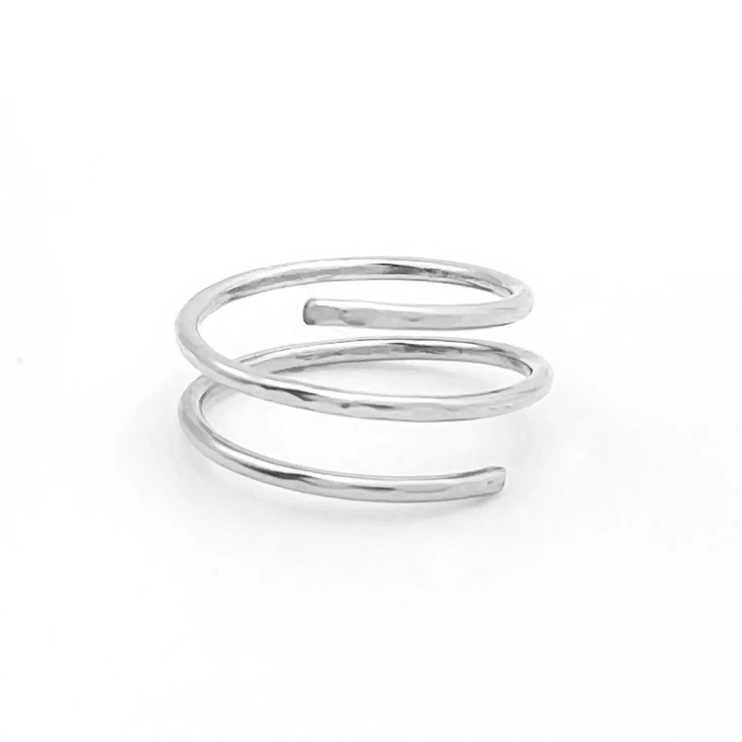 Hammered Wrap Ring