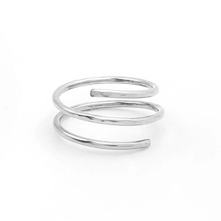 Hammered Wrap Ring