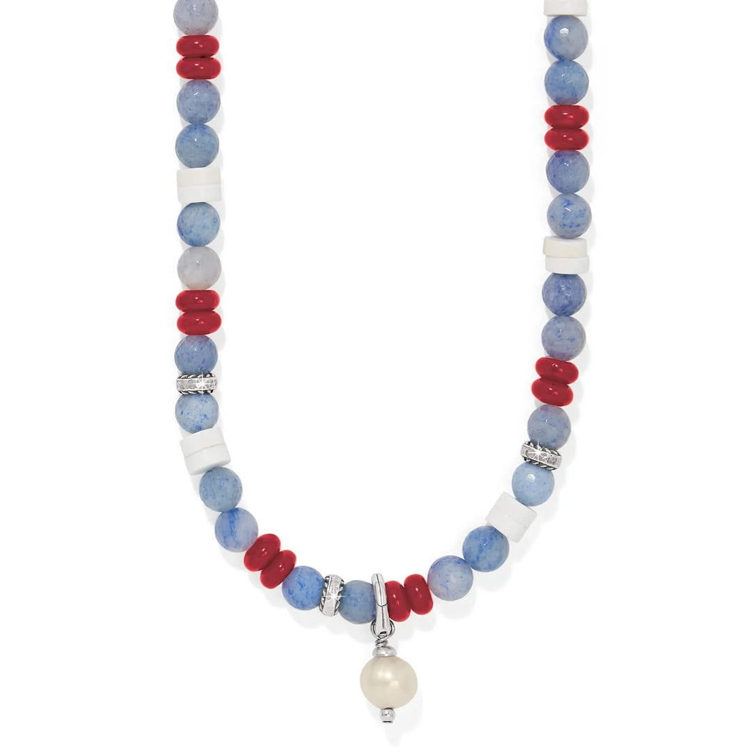 Brighton - Americana Beach Pearl Charm Necklace