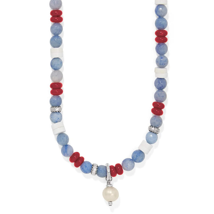 Brighton - Americana Beach Pearl Charm Necklace