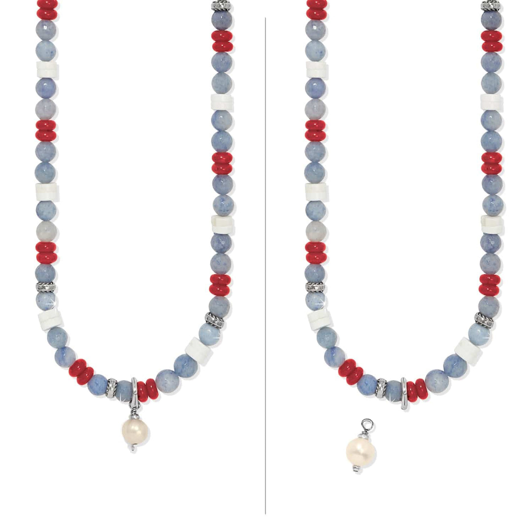 Brighton - Americana Beach Pearl Charm Necklace