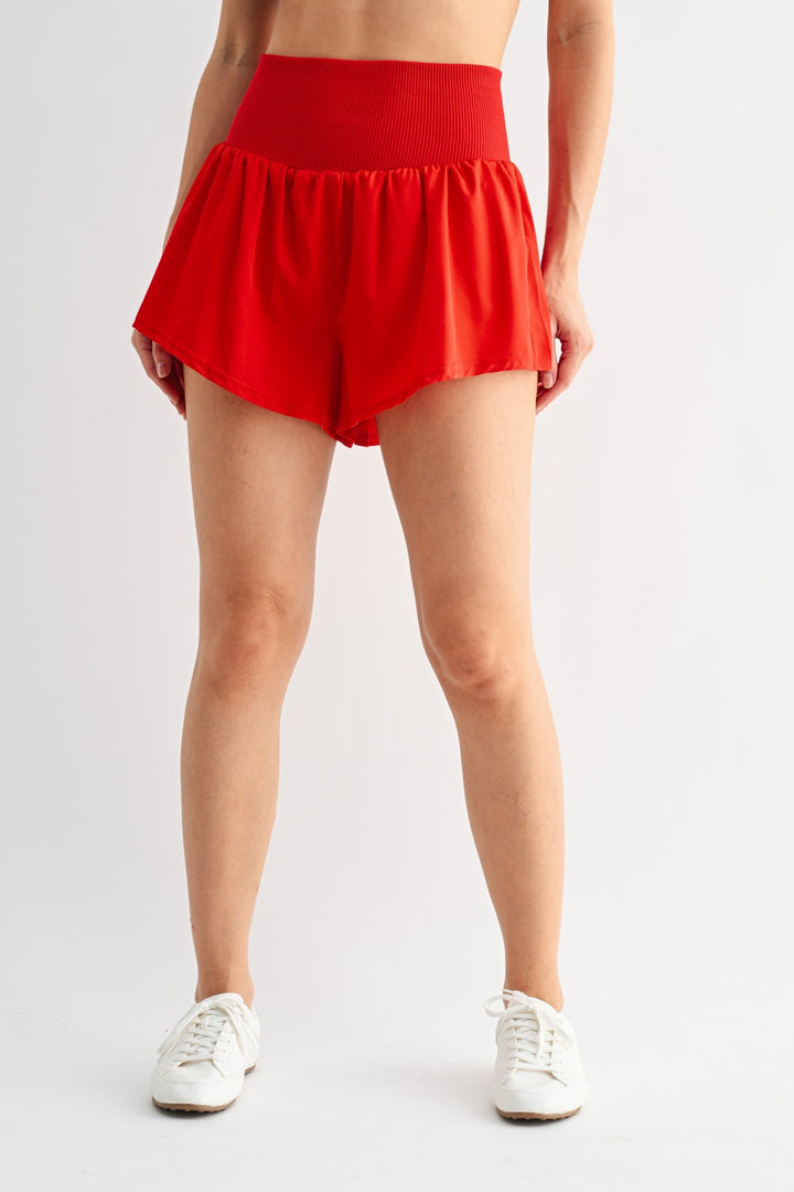 Breeze Move Compression Shorts - Ruby Red
