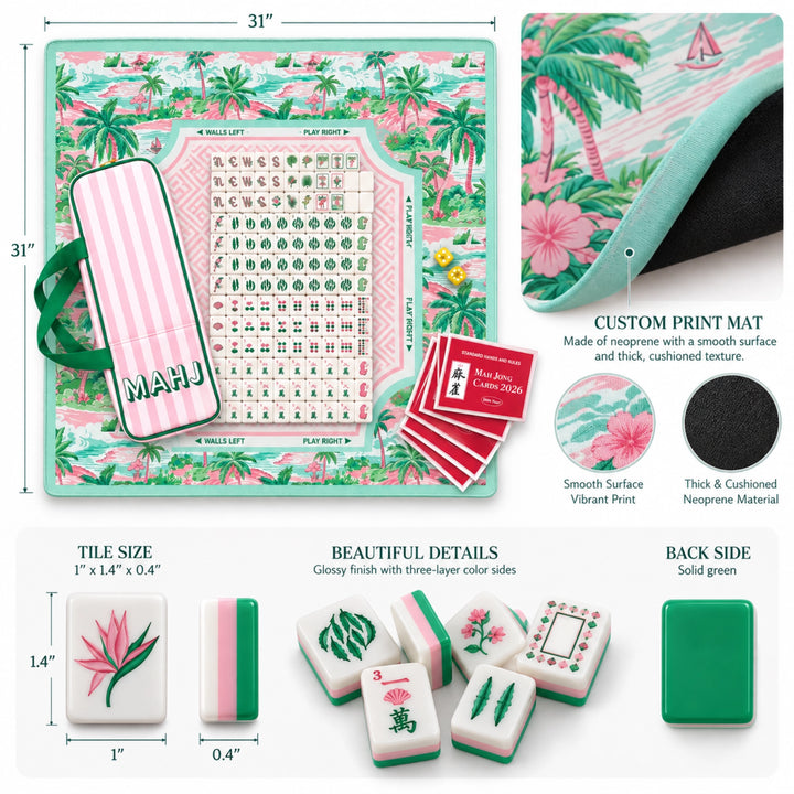 Palm Resort Mahjong Set