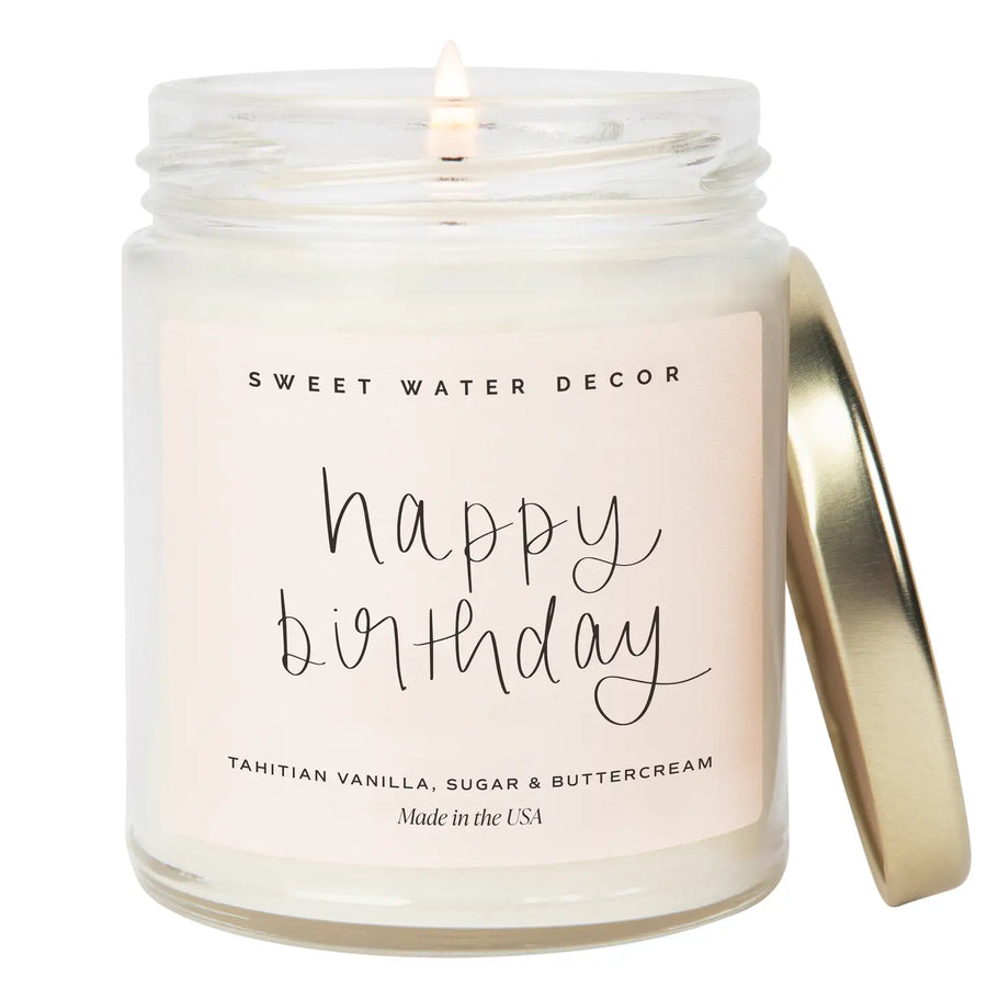 Happy Birthday Soy Wax Candle