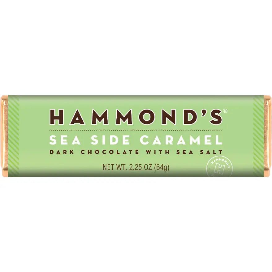 Sea Side Caramel Dark Chocolate Candy Bar