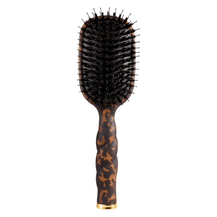 Teleties Boar Bristle Hair Brush - Tortoise