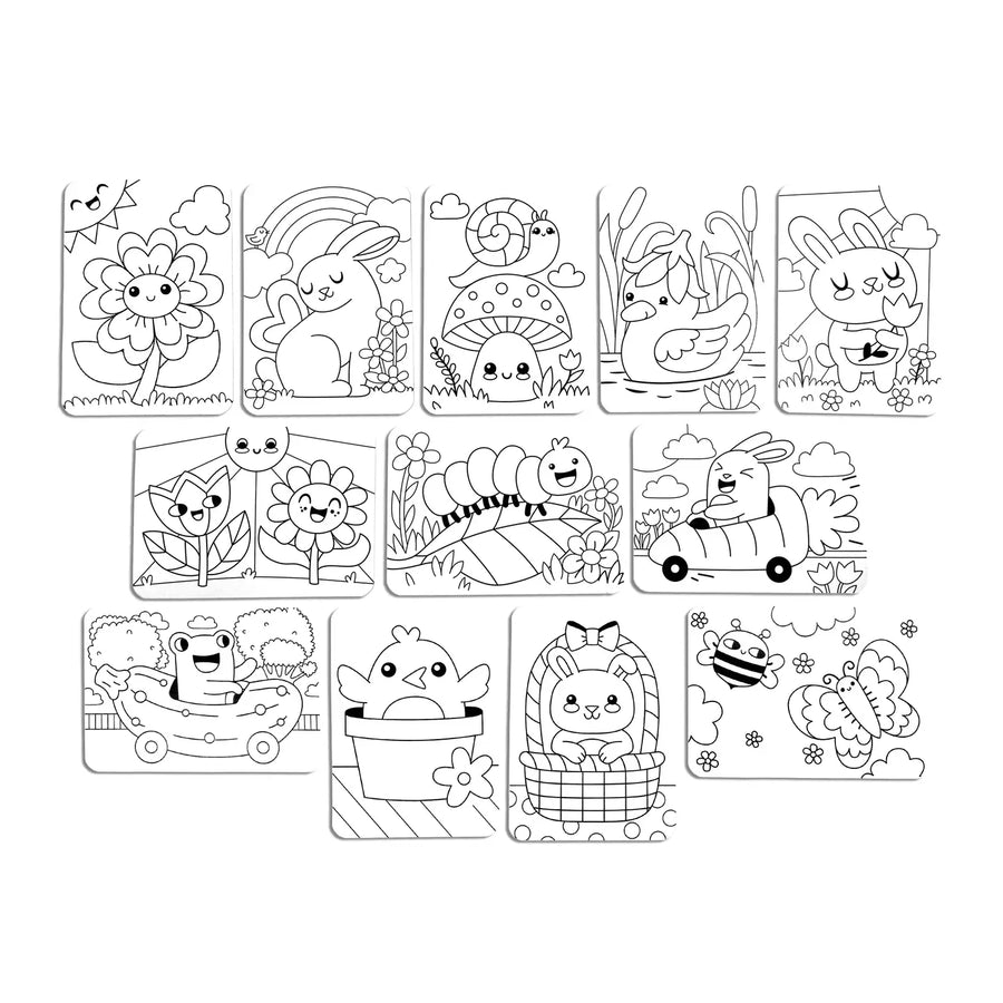 Undercover Art Hidden Patterns Color Activity - Garden Pals