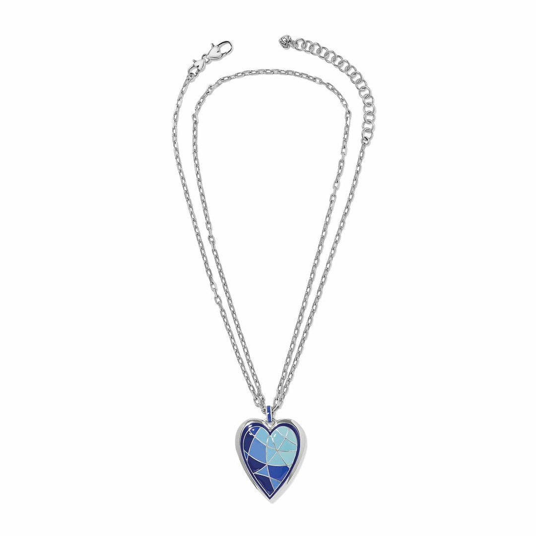 Brighton - Colormix Heart Blues Convertible Necklace