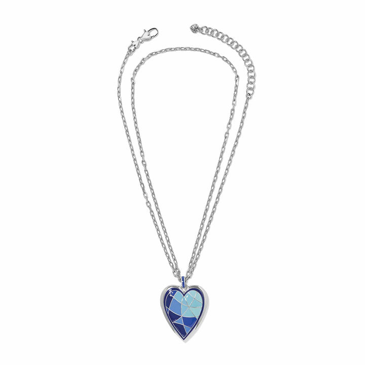 Brighton - Colormix Heart Blues Convertible Necklace