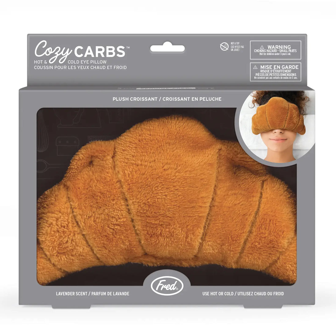 Cozy Carbs Croissant Eye Pillow