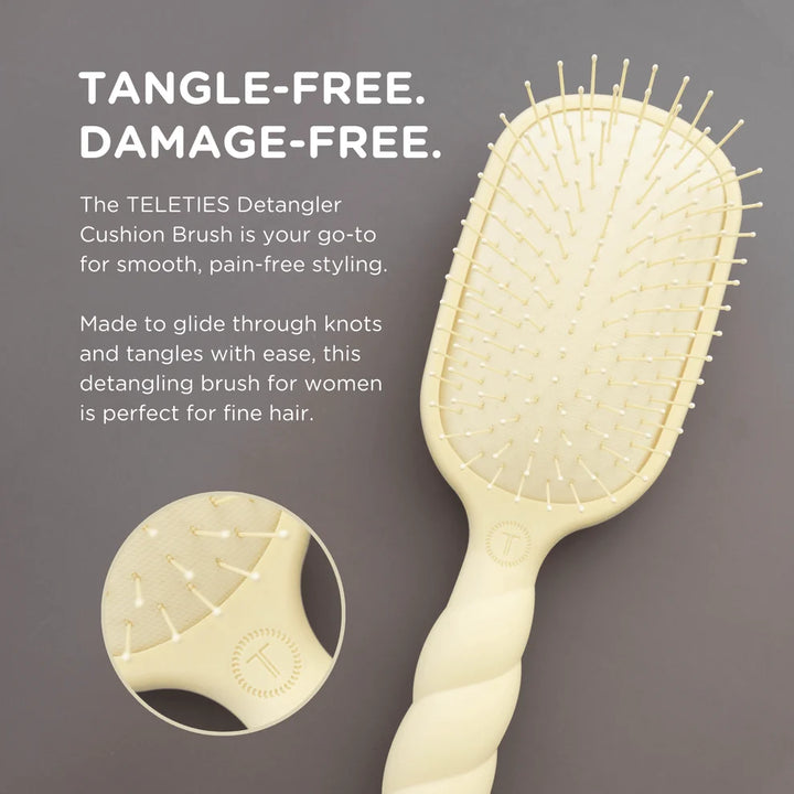 Teleties Detangler Hair Brush for Fine Hair