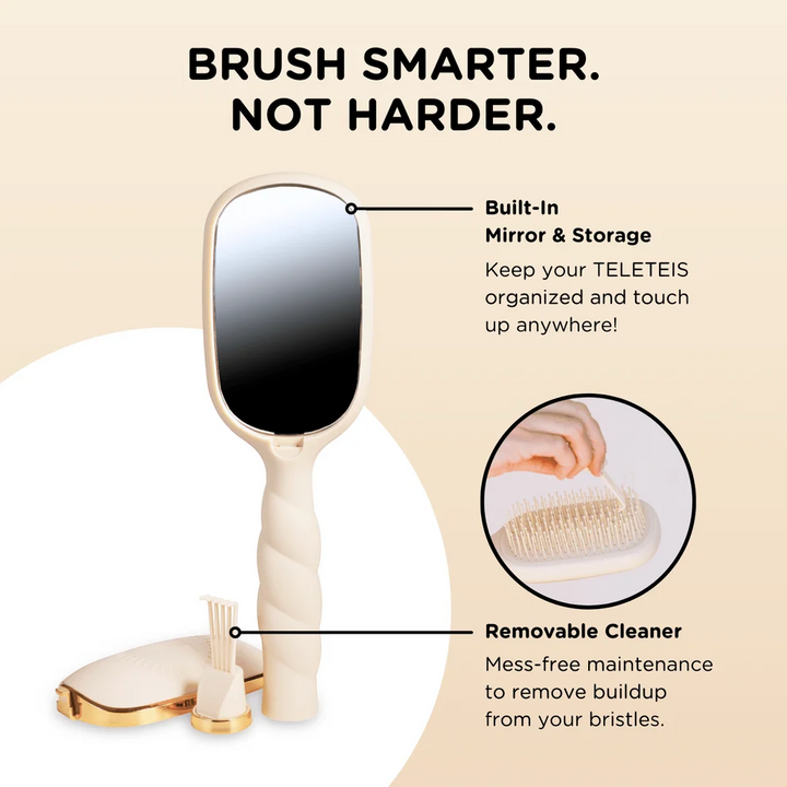 Teleties Detangler Hair Brush for Fine Hair
