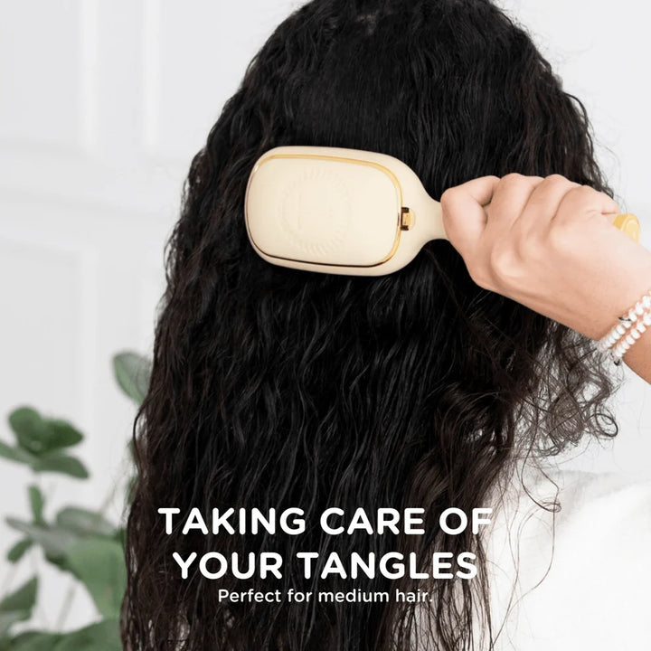 Teleties Detangler Hair Brush for Medium Hair