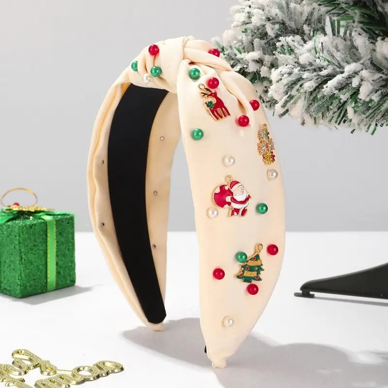 Christmas Tree Santa Reindeer Headband
