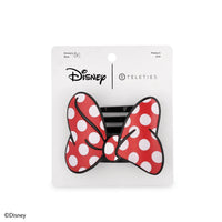 Teleties - Minnie's Bow Medium Flat Hair Clip in Red, Polka Dots and Black
