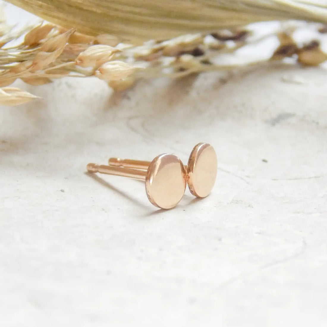 Tiny Dot Stud Earrings | 14k Gold Filled | Waterproof