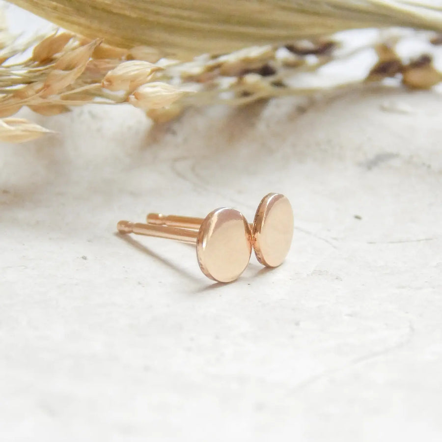 Tiny Dot Stud Earrings | 14k Gold Filled | Waterproof