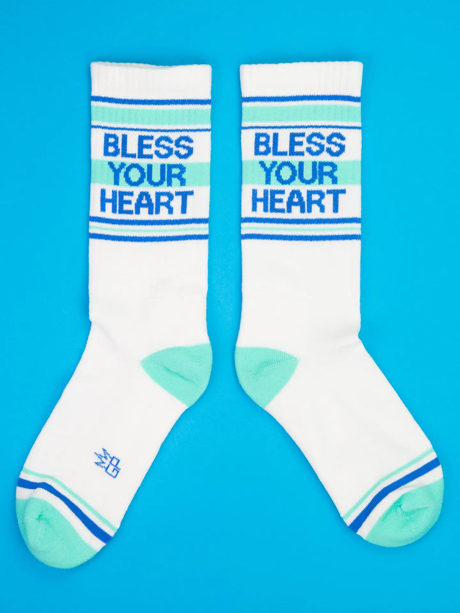 Bless Your Heart Gym Crew Socks