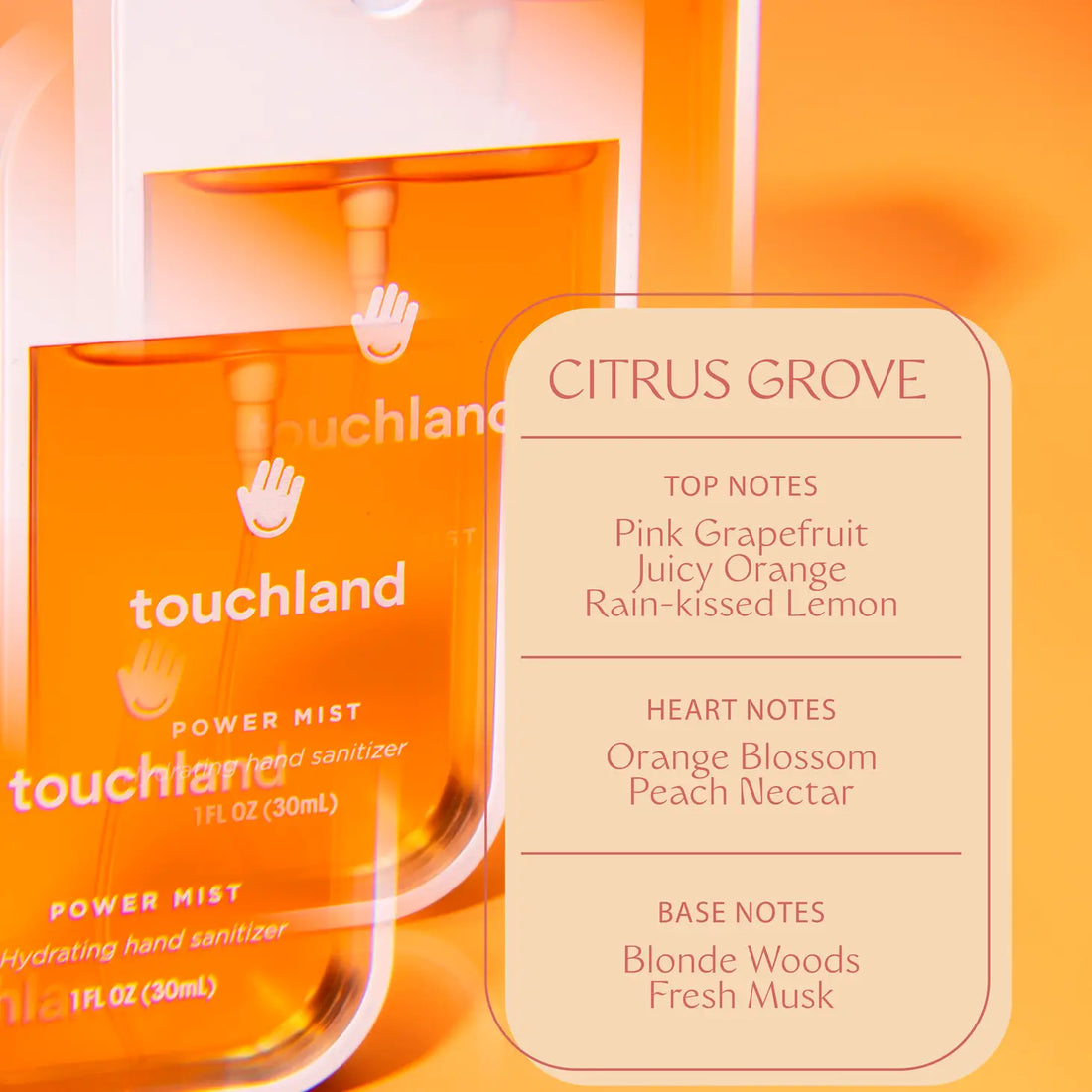 Touchland Power Mist Hand Sanitizer - Citrus Grove