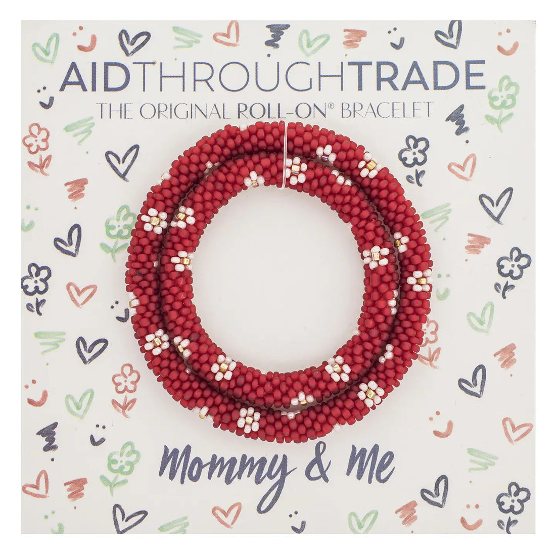 Mommy & Me Roll-On Nepal Bracelets - Cinnamon