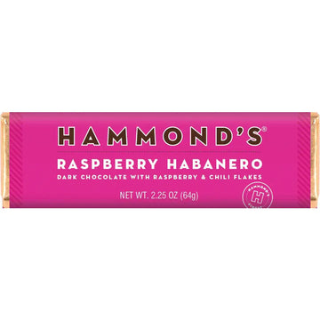 Raspberry Habanero Dark Chocolate Candy Bar