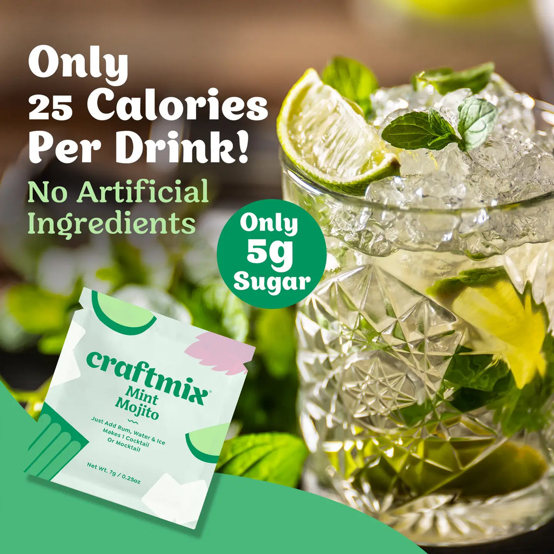 Mint Mojito Cocktail Mix  - 6 Pack Multipack