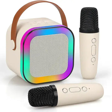 Mini Karaoke Set with LED Lights
