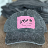 BRuSH Boutique Leather Patch Logo Hats