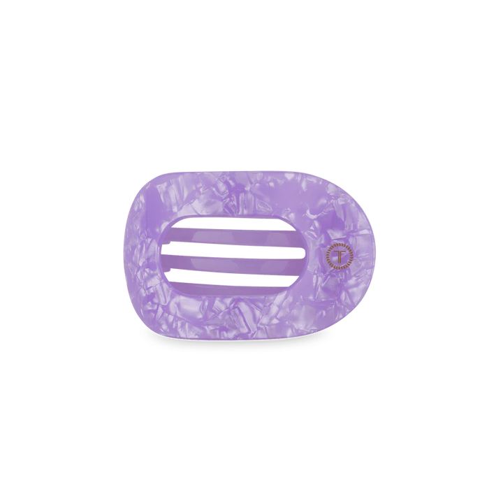 Teleties Small Flat Round Clip - Lavender Mist