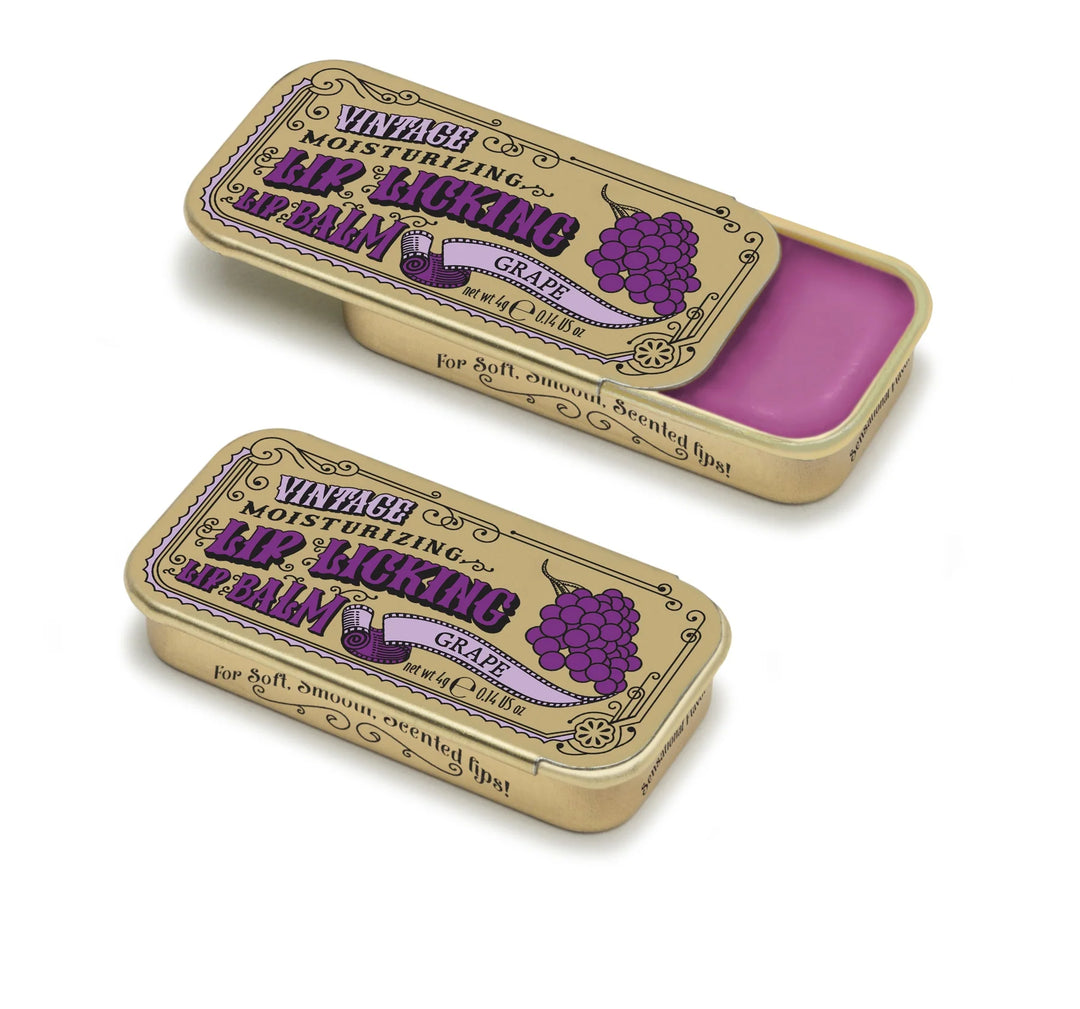 Lip Licking Flavored Lip Balm - Vintage Slider Tins