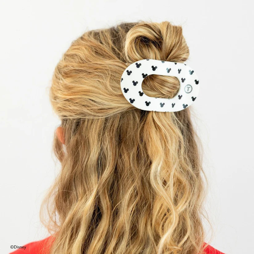 Teleties - The Iconic Mickey Mouse Medium Flat Round Hair Clip