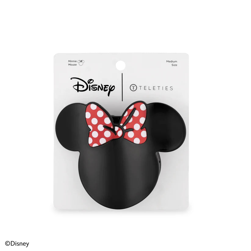 Teleties - Disney: Minnie Mouse Shaped Medium Flat Hair Clip