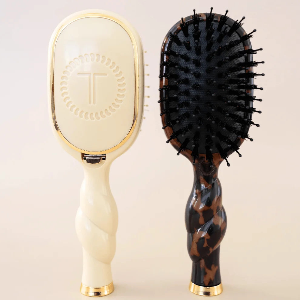 Teleties Mini Boar Bristle Hair Brush