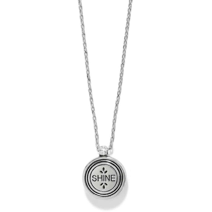 Brighton - Mosaic Round Two Tone Mini Necklace