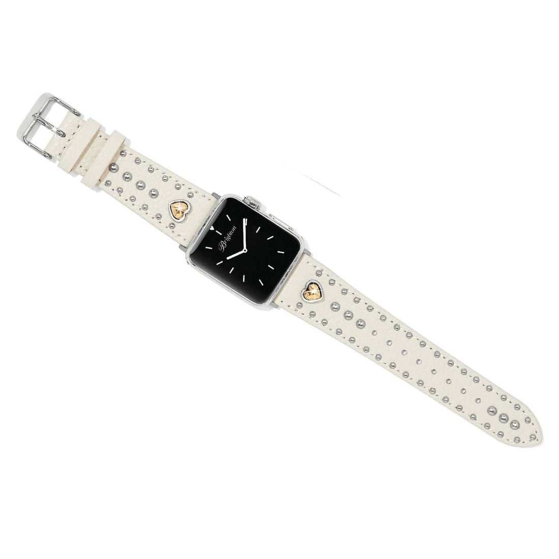Pretty Tough Heart Leather Watch Band
