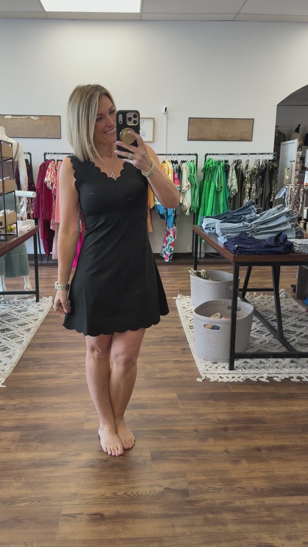 After Dark Scallop Dress