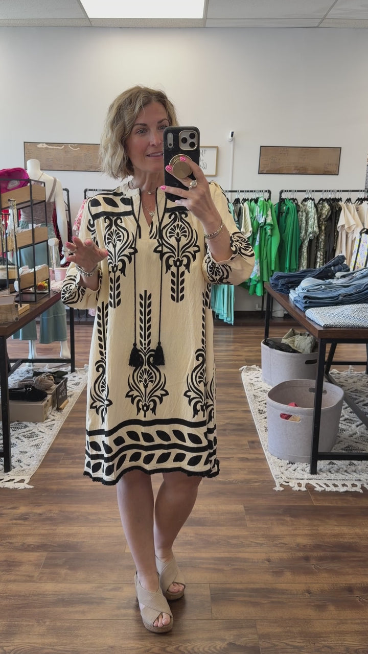 Mediterranean Muse Dress