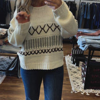 Madilyn - Cable & Stitch Sweater