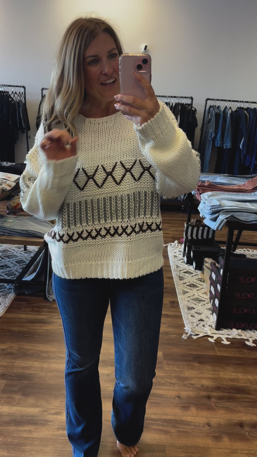 Madilyn - Cable & Stitch Sweater