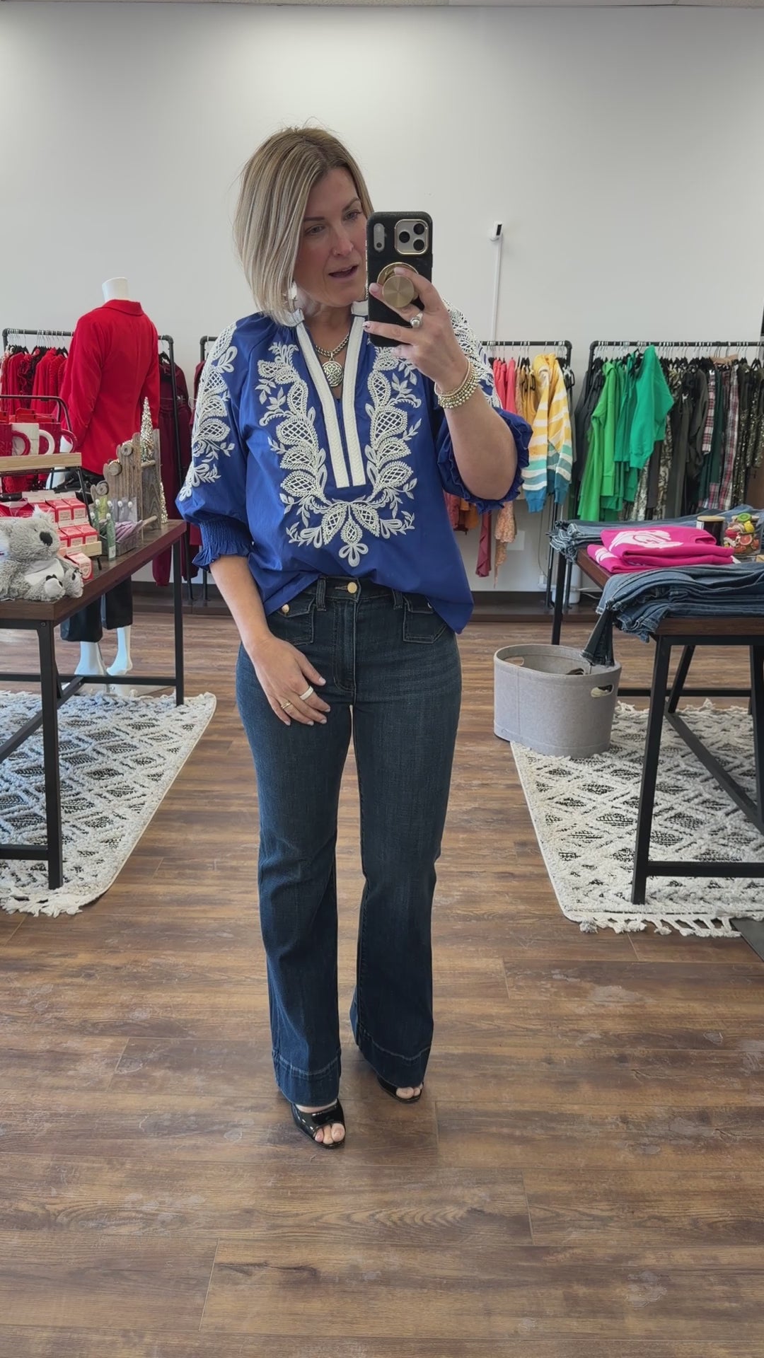 Santorini Stitch Blouse